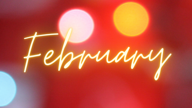 February wallpapers for your desktop-February glowing dots.